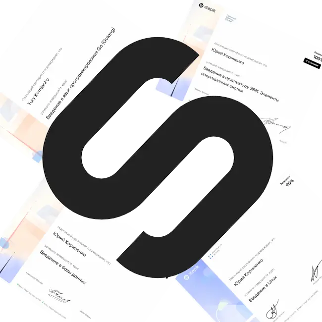 Stepik: https://www.coursera.org/learner/yury-kornienko-one